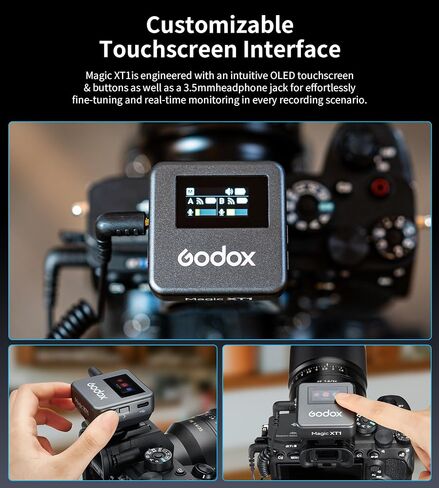 GODOX WES1 Kit2 Wireless Lavalier Microphone for iPhone, MFi Certified, Plug and Play, Noise Cancelling Lapel Mic with 656ft Transmission, Compatible with iPhone, iPad, for Vlogs/Interviews/Live in Saudi Arabia