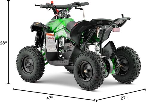 MotoTec Renegade 40cc 4-Stroke Kids Gas ATV باللون الأخضر in Kuwait