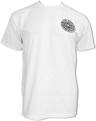 Sex Wax Mens Regular Short Sleeve Pinstripe Tee in Kuwait