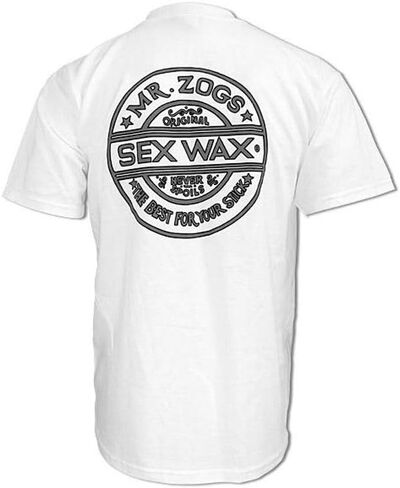Sex Wax Mens Regular Short Sleeve Pinstripe Tee in Kuwait