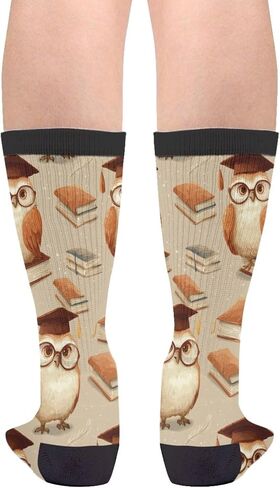 Funny Novelty Socks Casual Athletic Crazy Crew Socks For Women Men in Kuwait