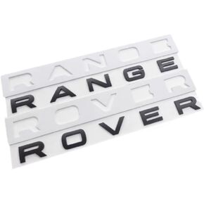 شارة Emblems للسيارة لـ Land Rover Range Rover/Range Rover Sport/Range Rover Velar ، 1PCS/2PCS DIY DIRGY DERICATION HOOD HOOD LOGURISS LOCKER LOCKER SELSS in Saudi Arabia