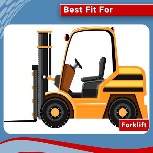Two 4.00-8 Forklift Tire with Tubes, Flap Grip Plus Heavy Duty 400x8 4x8, Includes Tubes and Flap Grip Plus for Superior Traction and Reliability in 400x8 4x8 Size in Saudi Arabia