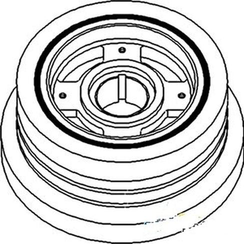 Raparts Crankshafm Dampener Pits 1466 1480 1486 1566 1586 5288 5488 6788 683459C9 in Kuwait