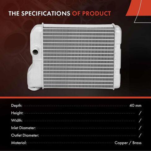 A-Premium HVAC Heater Core متوافق مع Nissan Pathfinder 1994-1995 ، Pickup 1995-1997 ، D21 1986-1992 & Infiniti M30 1990-1992 in Kuwait