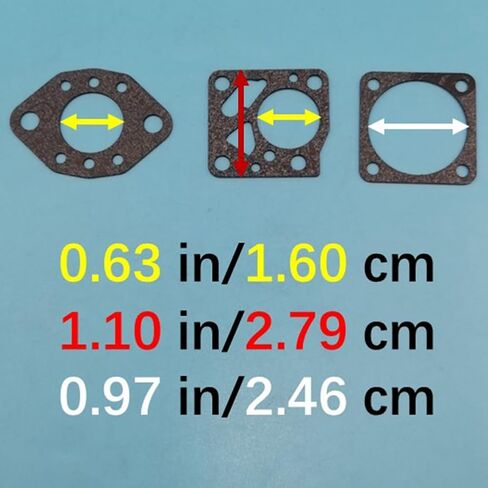 Carburetor Carb Repair Gasket Kit for Tillotson Tecumseh TC200 TC300 640230 640231 640347 RK-18HU HU-99B HU-99E HU-100B HU-100D HU-106A HU-107B HU-107C HU-107D HU-108A HU-108C HU-108D Z1051 in Saudi Arabia