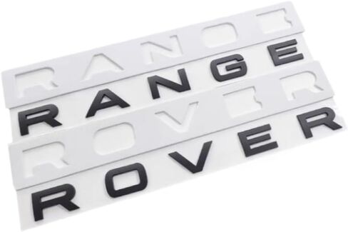 شارة Emblems للسيارة لـ Land Rover Range Rover/Range Rover Sport/Range Rover Velar ، 1PCS/2PCS DIY DIRGY DERICATION HOOD HOOD LOGURISS LOCKER LOCKER SELSS in Saudi Arabia