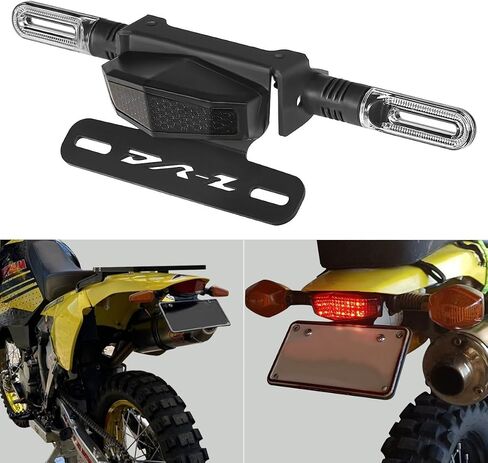 Fender Eliminator Short Tail LED LED مصابيح الفرامل المتكاملة المدمجة إشارة متوافقة مع DRZ400SM DRZ400S DR-Z400R DR-Z400 2005-2025 (CLEAR) in Saudi Arabia