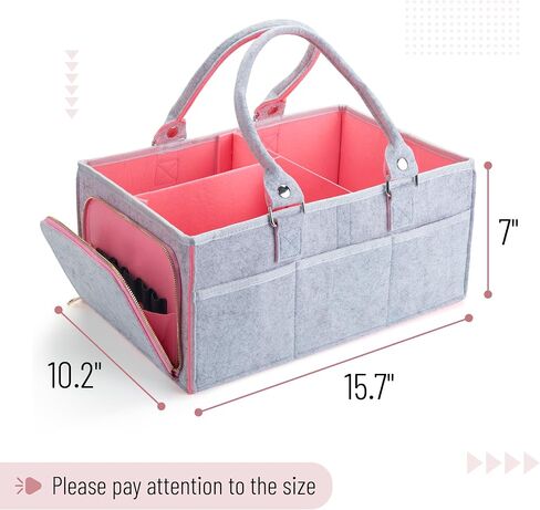 Mr. Pen- Baby Diaper Caddy Organizer, Navy Blue, Diaper Organizer, Car Diaper Caddy, Baby Caddy Organizer, Portable Diaper Caddy, Diaper Organizer for Changing Table, Baby Organizer for Nursery in Saudi Arabia