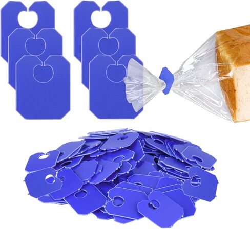 Reusable Plastic Bread Clips Keep Your Food Fresh，Also usable as Cable Management Labels - 7/8 x 1 inches - 100 Pieces in Saudi Arabia