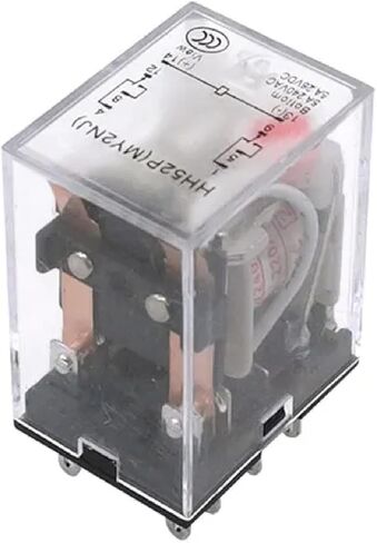 HH52P HH53P HH54P Electromagnetic Relay Switch, DC/AC Compatible, 220V, General Purpose (HH54P DC12V) in Saudi Arabia