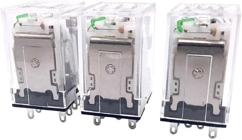 HH52P HH53P HH54P Electromagnetic Relay Switch, DC/AC Compatible, 220V, General Purpose (HH54P DC12V) in Saudi Arabia
