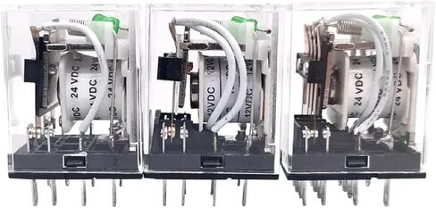 HH52P HH53P HH54P Electromagnetic Relay Switch, DC/AC Compatible, 220V, General Purpose (HH54P DC12V) in Saudi Arabia