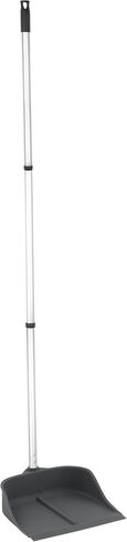 Silicone Dust Pan with Handle Commercial Lobby Dustpan with Long Handle Stand Up Dustpan, 35" Aluminum Long Handle, by Superio in Saudi Arabia