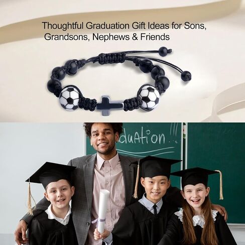 بيسبول كرة السلة كرة القدم كروس الأساور للرجال - هدية التخرج التأكيد الكاثوليكي ، سحر صلاة عيد ميلاد قابلة للتعديل in Kuwait