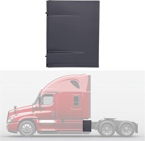 لوحة هاكاسا الخلفية للهدية متوافقة مع 2008-2017 Freightliner Cascadia الجانب الخلفي الجانبية الجانبية اليمنى جانب الراكب in Saudi Arabia