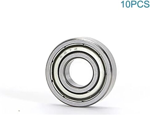 10pcs 697 zz 7 * 17 * 5mm مصغرة تحمل الصلب الصلب العميق الأخدود المصغرة in Kuwait