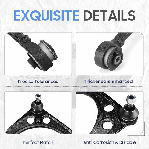 RWD Front Control Arms w/ball مفاصل Sway Bars Tie Rods Tears For 2011-2017 Dodge Challenger Charger Chrysler 300 RWD (14pc set) in Kuwait