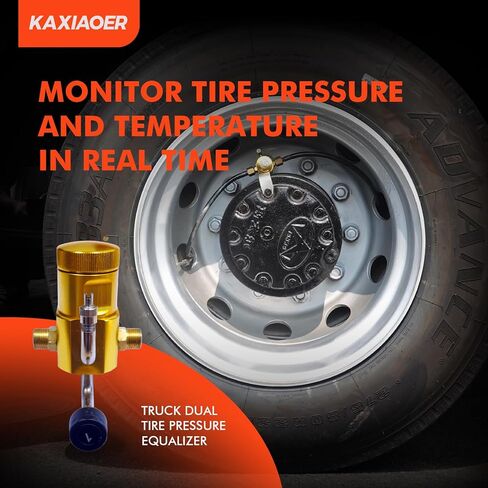 Truck Dual Tire Pressure Equalizer, Real-Time Pressure Monitor, Digital Display, Temperature Monitoring System in Saudi Arabia