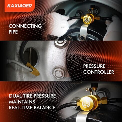 Truck Dual Tire Pressure Equalizer, Real-Time Pressure Monitor, Digital Display, Temperature Monitoring System in Saudi Arabia