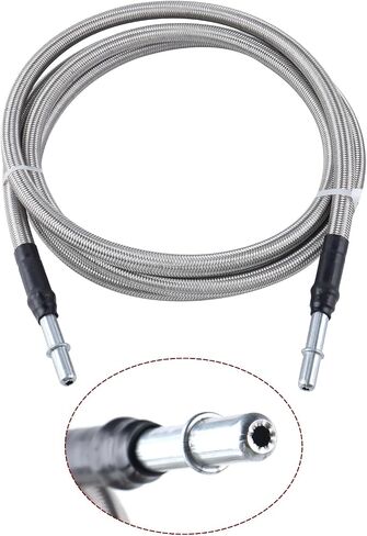 MUCO Stainless Fuel Lline kit 819-846 Flexible Braided Lines Stainless Steel for Silverado 1500 Classic 2500 HD 3500 GMC Sierra 1500 2500 HD 3500 2004 2005 2006 2007 2008 2009 2010 in Saudi Arabia