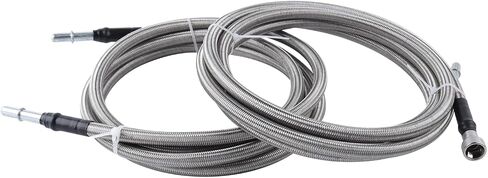 MUCO Stainless Fuel Lline kit 819-846 Flexible Braided Lines Stainless Steel for Silverado 1500 Classic 2500 HD 3500 GMC Sierra 1500 2500 HD 3500 2004 2005 2006 2007 2008 2009 2010 in Saudi Arabia