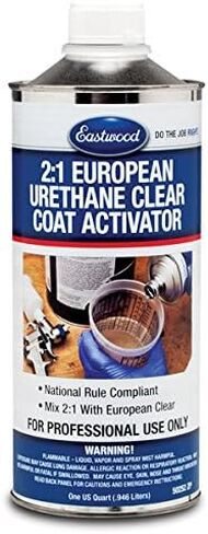 Eastwood 2: 1 urethane super regrability Clear Coat Activator Quart 150 قدم مربع in Kuwait