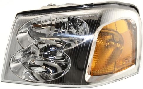 2pcs Headlight Left Right Side Clear Lens W/Bulb Headlamp for GMC for Envoy SLE/SLT 02-09 & Denali 05-09 for Envoy XL SLE/SLT 02-06 & Denali 05-06 for Envoy XUV SLE/SLT 04-05 in Saudi Arabia