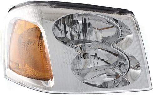 2pcs Headlight Left Right Side Clear Lens W/Bulb Headlamp for GMC for Envoy SLE/SLT 02-09 & Denali 05-09 for Envoy XL SLE/SLT 02-06 & Denali 05-06 for Envoy XUV SLE/SLT 04-05 in Saudi Arabia
