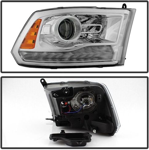 Factory Style for Ram 1500 Classic 2019 1500/2500/3500 2013-2018 Projector Headlights Headlamps Driver Passenger Side Chrome-Housing Heavy Duty Polycarbonate-Lens,Adaptive query in Saudi Arabia