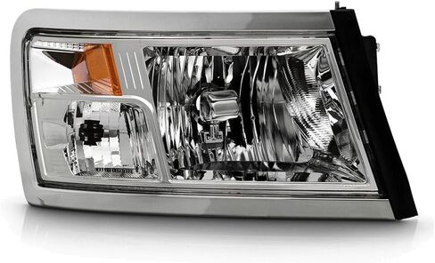 for Dodge for Dakota Laramie/SLT//SXT/TRX4 08-10 & Big Horn/Lone Star 09-10 Chrome Bezel Headlight Light-Passenger Right Heavy Duty Polycarbonate-Lens -Lighting Technology in Saudi Arabia