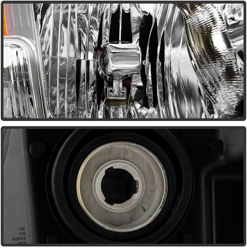 for Dodge for Dakota Laramie/SLT//SXT/TRX4 08-10 & Big Horn/Lone Star 09-10 Chrome Bezel Headlight Light-Passenger Right Heavy Duty Polycarbonate-Lens -Lighting Technology in Saudi Arabia