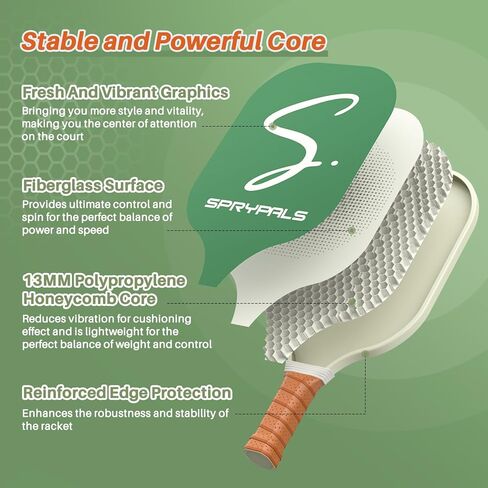 مجموعة مجاديف Pickleball من 4، مجموعة مخللات Pickleball اللطيفة المعتمدة من الولايات المتحدة الأمريكية مع 4 مجاديف Pickleball، 4 كرات داخلية وخارجية وحقيبة حمل واحدة، مجموعة كرات مخلل للرجال والنساء المبتدئين in Kuwait