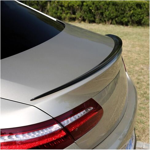 متوافق مع Benz e Class Coupe C238 W238 Boot Boot Trunk Spoiler Wing Splitter E200 E220 E300 E350 E400 AMG 2016-2023 (مظهر الكربون) in Saudi Arabia
