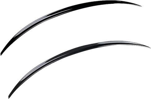 متوافق مع Benz e Class Coupe C238 W238 Boot Boot Trunk Spoiler Wing Splitter E200 E220 E300 E350 E400 AMG 2016-2023 (مظهر الكربون) in Saudi Arabia