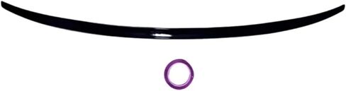 Compatible For Audi A4 S4 B9 B9.5 Sedan 2017-2024 Rear Trunk Spoiler Wing Glossy Black S Style Car Rear Boot Lip Cap Spoiler Wing Bodykit in Saudi Arabia