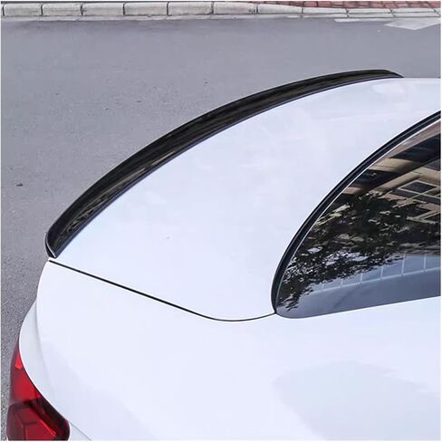 Compatible For Audi A4 S4 B9 B9.5 Sedan 2017-2024 Rear Trunk Spoiler Wing Glossy Black S Style Car Rear Boot Lip Cap Spoiler Wing Bodykit in Saudi Arabia