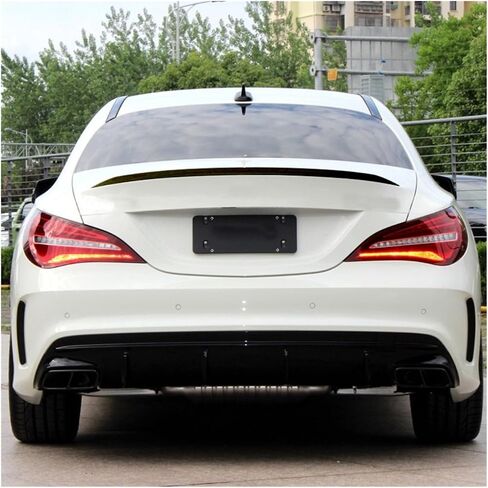 شفة جناح الجذع الخلفي متوافق مع Benz CLA Class W117 C117 CLA180/220 CLA250/260 CLA200 CLA45 AMG سيدان 4-DOOR 2013-2019 (Gloss Black) in Kuwait