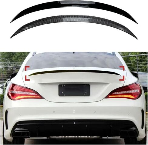 Rear Trunk Spoiler Wing Lip Compatible For Benz CLA Class W117 C117 CLA180/220 CLA250/260 CLA200 CLA45 AMG Sedan 4-Door 2013-2019(Gloss black) in Saudi Arabia