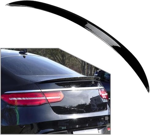 Roof Spoiler Rear Wing Compatible For Benz GLE Class Coupe C292 GLE350 GLE400 GLE450 GLE550 GLE63 AMG Style 2015-2019 Black Carbon(Carbon Look) in Saudi Arabia