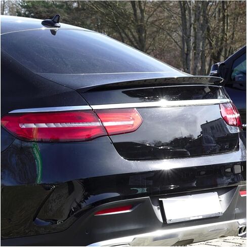 Roof Spoiler Rear Wing Compatible For Benz GLE Class Coupe C292 GLE350 GLE400 GLE450 GLE550 GLE63 AMG Style 2015-2019 Black Carbon(Carbon Look) in Saudi Arabia