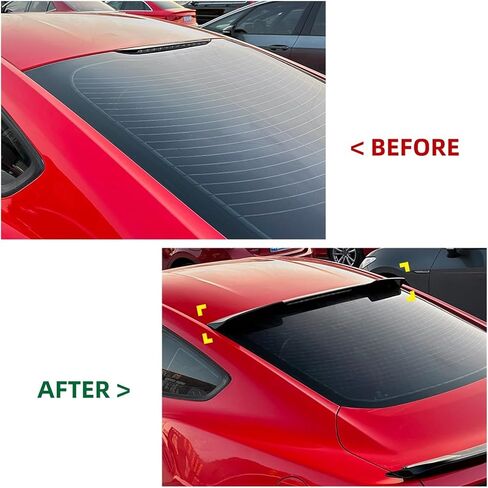 Car Tail Wing Fixed Wind Spoiler Auto Wing Auto Wing Accority Accority متوافقة مع Ford Mustang MK6 2015-2022 in Saudi Arabia