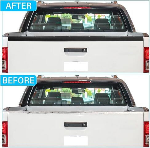 غطاء غطاء الباب الخلفي تقليم واقي خلفي متوافق مع Ford Ranger 2012-2022 T6 T7 T8 Wildtrak Limited XL XLT Car Accessories in Kuwait