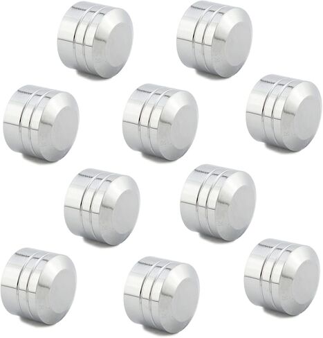 10 PCS دراجة نارية الترباس يغطي Chrome Bolt Head Caps طقم من أجل Harley Touring Road King Street Glide Road Glide Sportster 883 Dyna Fat Bob Softail Fat Biar (9mm-12mm) in Kuwait