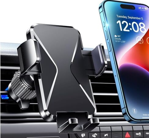 Car Phone Holder Mount, [Military-Grade Suction & Super Sturdy Base] 3 in 1 Universal Phone Mount for Car Dashboard Windshield Air Vent Hands Free Car Mount for iPhone Android Smartphone in Saudi Arabia