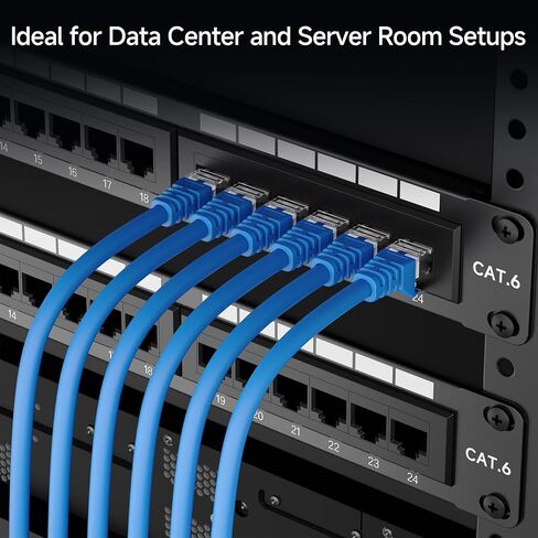 Cable Matters UL Listed Rackmount or Wall Mount 1U 24 Port Network Patch Panel with Support Bar (19-inch Cat6 Patch Panel / RJ45 Patch Panel) for Gigabit Network, 110 or Krone Impact Tools Compatible in Saudi Arabia