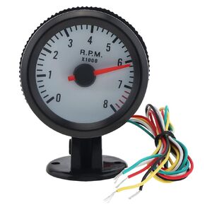 مقياس مقياس سرعة الدوران 8020BL ، 2 بوصة 52 ملم 12 فولت الأزرق LED 0-8000 دورة في الدقيقة مقياس القياس القياسي القياسي مع مستشعر للسيارة/القارب/الشاحنة/ATV in Kuwait