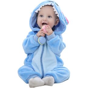 Unisex Baby Costume,Baby Animal Onesie Halloween Flannel Home Clothing in Saudi Arabia
