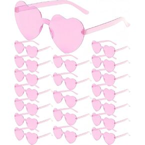 20 Pairs Heart Sunglasses for Women, Valentine's Day Party Favor Heart Shaped Glasses in Kuwait