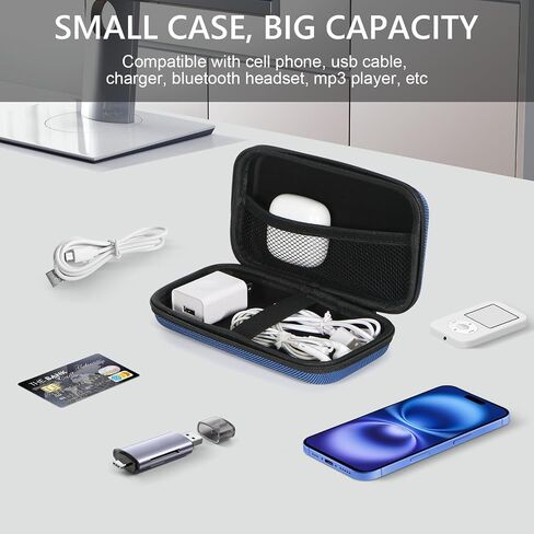 Hard EVA Protective Case, Portable Carrying Bag with Mesh Pocket,Black in Saudi Arabia